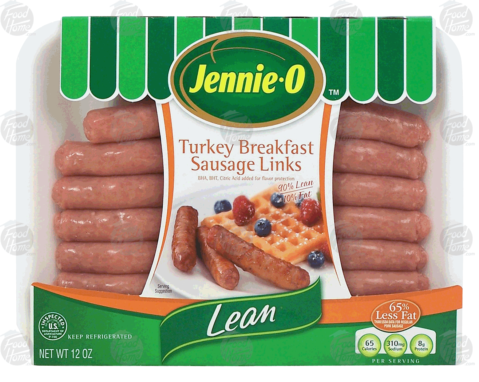 Jennie-o Lean turkey breakfast sausage links Full-Size Picture